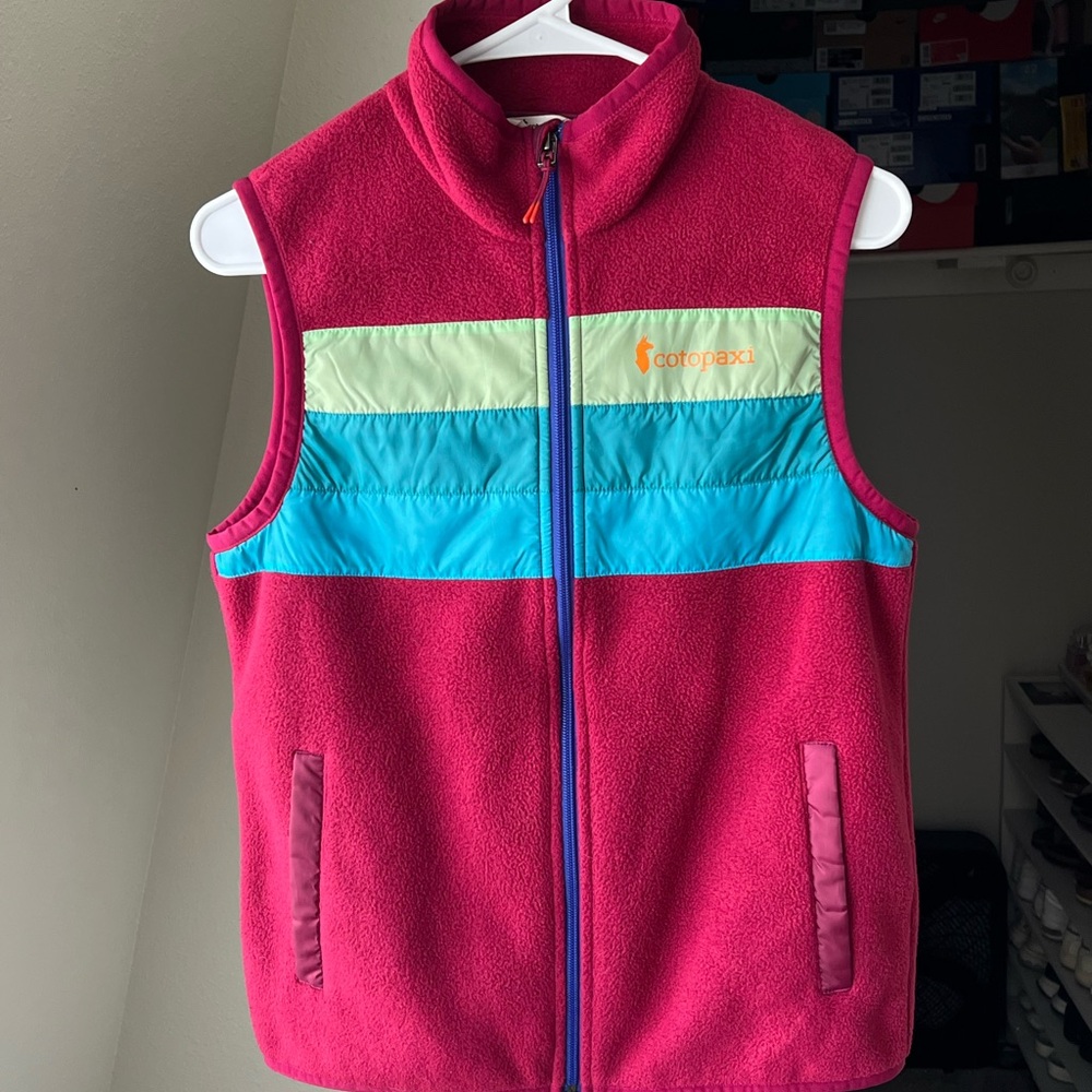 Cotopaxi Teca Fleece Vest Raspberry Woman’s Small